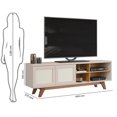 thumbnail image 5 of Moveis Mueble para TV de hasta 60" Modelo Zara de Diseño Minimalista con Espacios para Almacenaje y 2 Puertas Abatibles Color Gris Claro, 5 of 5