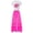 C03 Hot Pink, variant on qolati Girls Summer Clothes 2 Piece Short Sleeve Lace Bow Print Tops Wide Leg Pants Set Little Girl Outfits Size 8-13