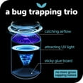 thumbnail image 4 of Katchy Midnight - Indoor Insect Trap with Automatic Setting - Fan Powered with UV Light - Fruit Fly Traps for Indoors - for Fruit Flies, Gnats, Mosquitoes, Moths, 4 of 8