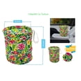 thumbnail image 2 of Women's Bright Island Floral Car Accessory Set with Keychain, Collapsible Trashcan, and Coasters, 2 of 5
