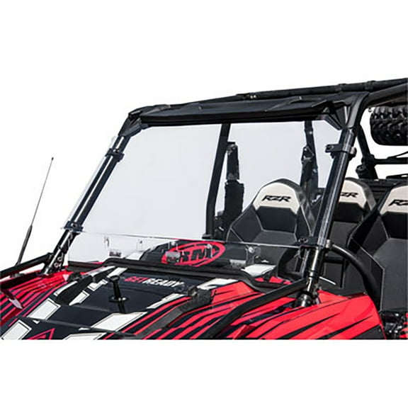 Vented Hard Coated Poly Carb Front Windshield Compatible With Polaris RANGER RZR 900 TRAIL Fox Edition 2020