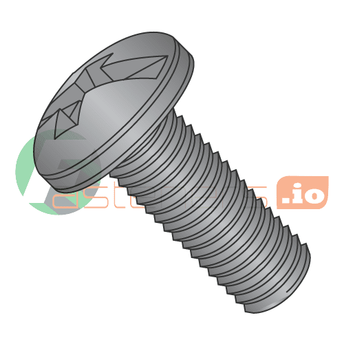 6-32 x 3/8" Machine Screws / Combo / Pan Head / Steel / Black Oxide (Quantity: 10,000 pcs)