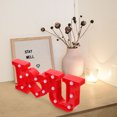 thumbnail image 4 of Moluckfu LED Roja Romántica De Letras Para De Fiesta Y Ambiente Acogedor, 4 of 8