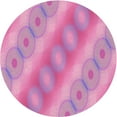thumbnail image 1 of Ahgly Company Tapis Rond Lavable en Machine Intérieur Transitionnel Violet Violet, 3 Pieds Rond, 1 of 7