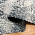 thumbnail image 6 of HomeRoots 568191 2 x 3 ft. Oriental Distressed Washable Non Skid Rectangle Area Rug with UV Protection, Dark Blue, Gray & Ivory, 6 of 6