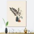 thumbnail image 1 of Designart Vintage Boho Minimalistic Flowers I Canvas Wall Art, 1 of 4