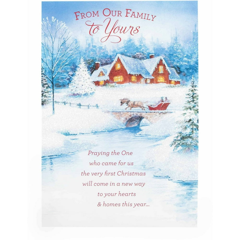 DaySpring Inspirational 18Count From Our Family Christmas Boxed Cards
