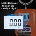 thumbnail image 4 of Digital Hanging Scale Weight 440lb Limit Electronic Crane Scale with Hook Portable Weighting Tool for Luggage Fishing Food Grain, 4 of 6