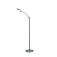 thumbnail image 2 of Noble House Tinsley 54" Integrated LED Task Floor Lamp, Flexible Head, Column Switch, Space Saving, Silver, 2 of 5