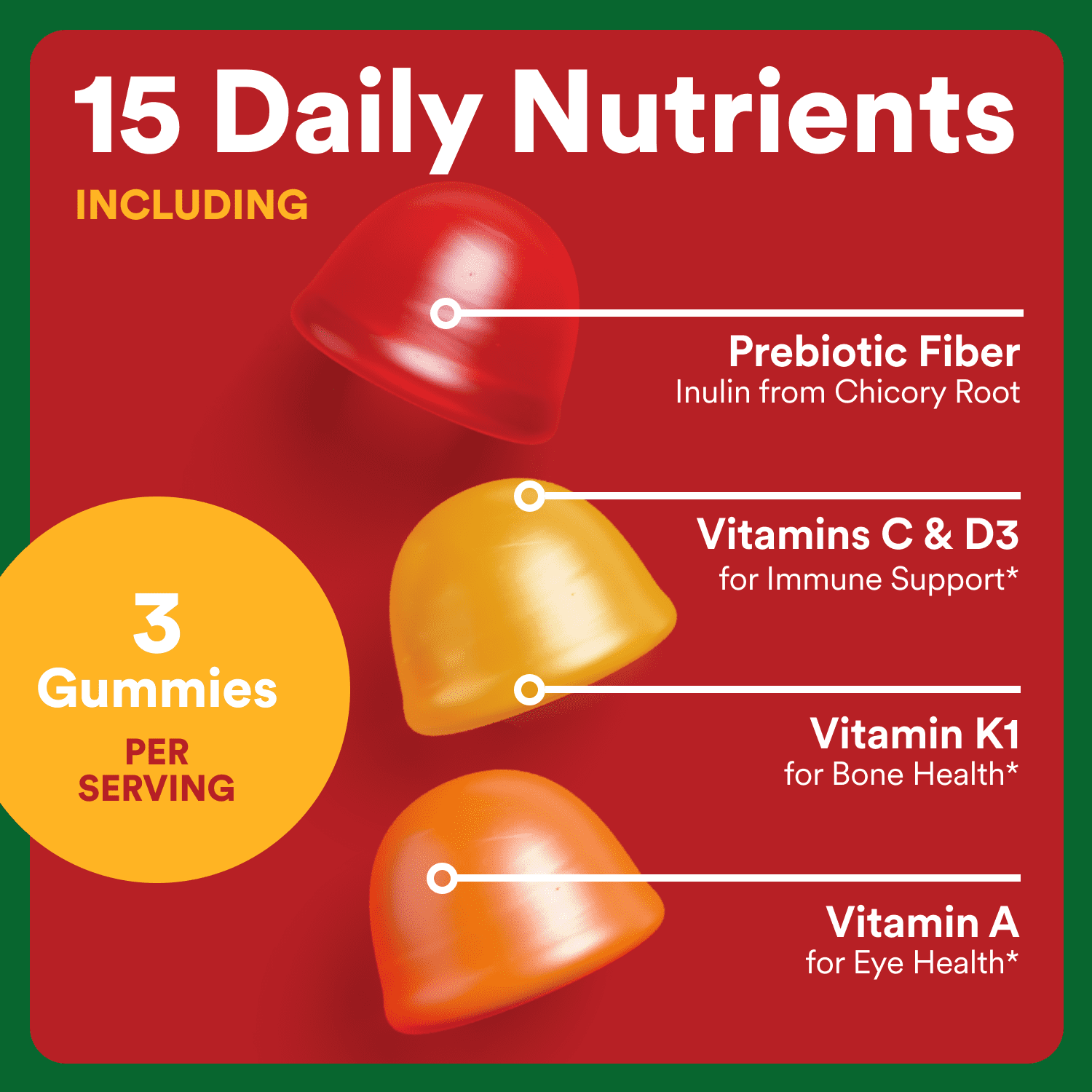 SmartyPants Adult Plus Multi & Fiber Gummies for Digestive Health, New Product, 90ct