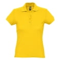thumbnail image 1 of SOLS - Polo de piqué modelo Passion de manga corta para mujer (Oro), 1 of 3