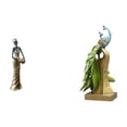 thumbnail image 1 of Estatua de de una dama tribal africana. Figura decorativa ligera para escritorio, mesa de entrada, centro de mesa, decoración de oficina., 1 of 8