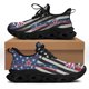 thumbnail image 1 of Zapatillas de deporte de malla con cordones para mujer, estilo moderno, con estampado de la bandera de Inglaterra, planas, ligeras y gruesas,, 1 of 6