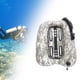 thumbnail image 3 of Donut Wing Tank para Buceo, Juego de BCD para Buceo, inflador de 20,4 kg, compensador de flotabilidad BCD, para Buceo Subacuático al Aire Libre para a Gris, 3 of 8