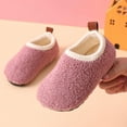 thumbnail image 5 of XXWXYD Kids Boys Girls Slippers House Booties Indoor Shoes Easy Fasten Non Slip Sole Slippers with Non-slip Rubber Sole(US 11.5,Male), 5 of 5