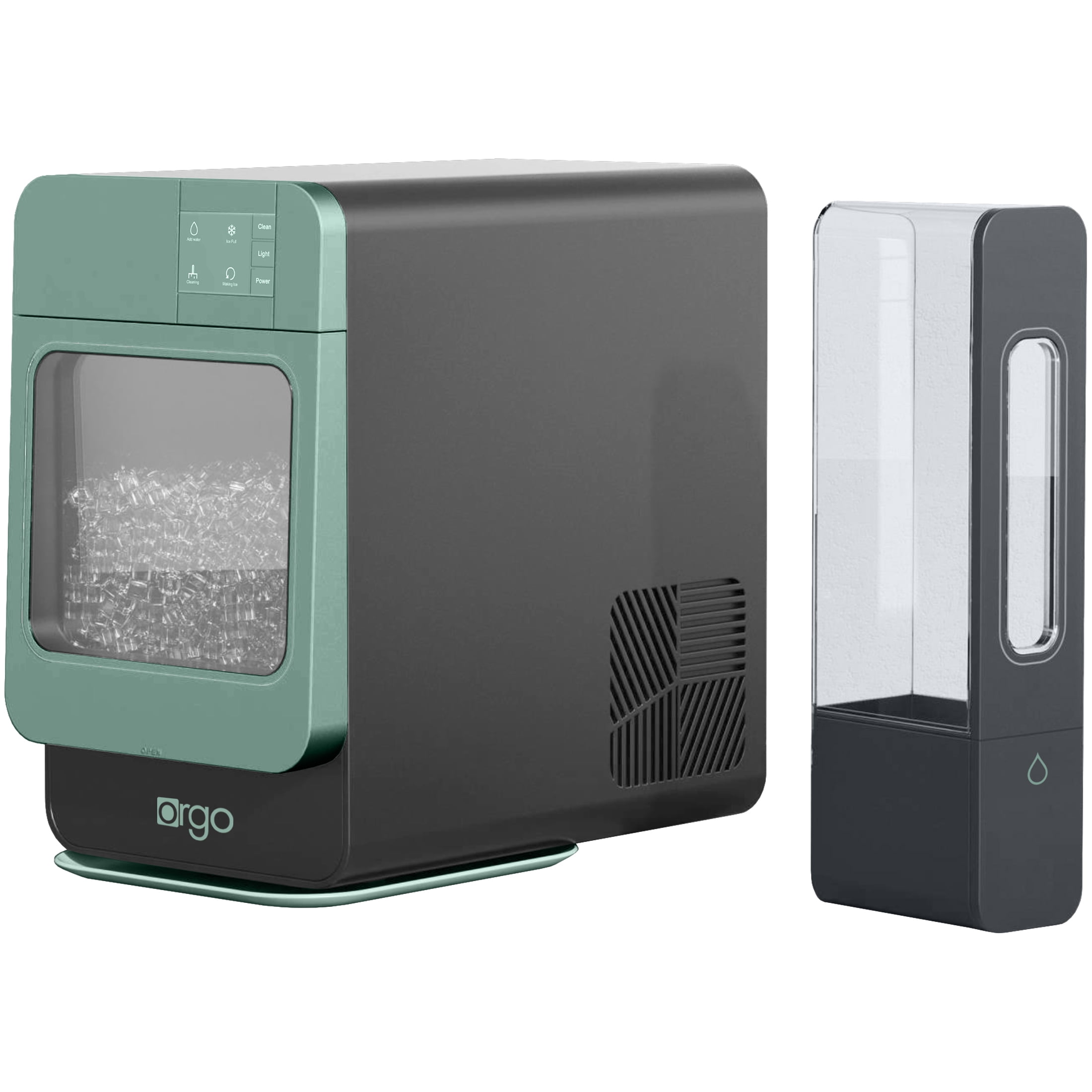 Orgo Sonic Countertop Ice Maker 33 lbs “Capacity” Nugget Ice Maker, Stainless Steel