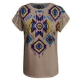 thumbnail image 3 of T-Shirt à Col Rond à Manches Courtes pour Femmes à la Mode, 3 of 5