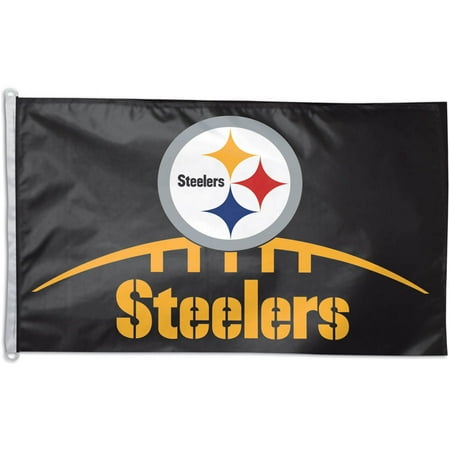 Pittsburgh Steelers Nfl Vertical Flag - NFL Pittsburgh Steelers Team Flag, 3' x 5', Style 2