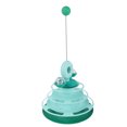thumbnail image 3 of Interactive Cat Toy, Interactive Cat Toy with 3 Ball Tracks Safe Durable Anti Slip Easy Assembly Family Indoor Rotating Kitten Toy Suitable for All Cats, 3 of 5