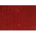 thumbnail image 1 of Ahgly Company Indoor Rectangle Abstract Orange Contemporary Area Rugs, 3' x 5', 1 of 1