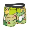 thumbnail image 3 of Disketp Cartoon Frog Men'S Boxer Briefs,Soft And Breathable Cotton Underwear With Comfortflex Waistband, 3 of 8