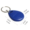 thumbnail image 2 of Tarjetas RFID regrabables con llavero 125Khz Frecuencia Escritura RFID Llavero Etiquetas Etiqueta 10pcs Yuarrent EL5362-02, 2 of 2