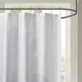 thumbnail image 4 of Madison Park Floral Shower Curtain, Washable, 12 Button Holes, Grey, 72" X 72", 4 of 6