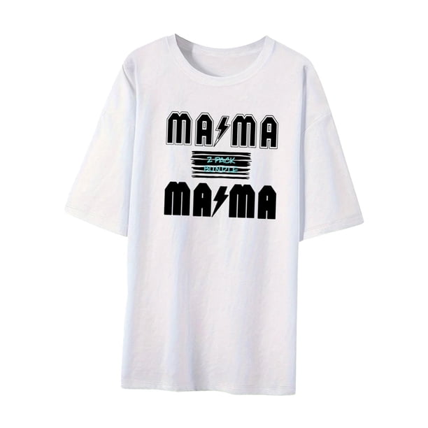 Ropa de moda de manga corta, camisetas simples para mujer para viajes de oficina, verano L Yuyangstore Manga corta para mujer