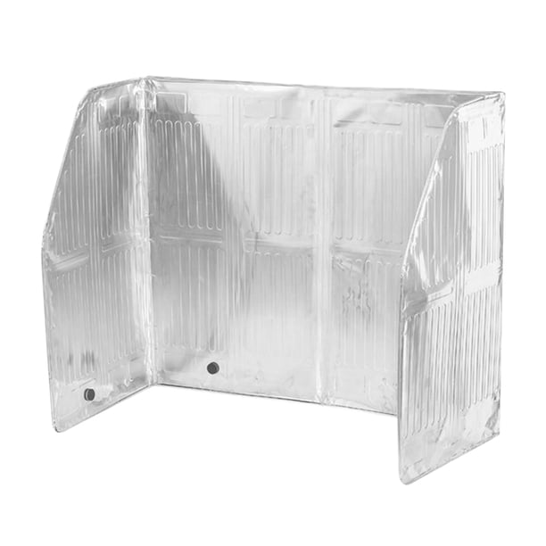 Protector contra salpicaduras de aceite: Protector contra salpicaduras de aceite para estufa de gas, papel de aluminio, para cocinar y freír, ideal para cocina y comedor.