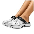 thumbnail image 6 of Men's Hollow Out Adjustable Strap Platform Clogs Breathable Slip On Outdoor Sandals Lightweight Summer Beach Walking Casual Shoes Summer Slippers Athletic, 6 of 6