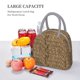 thumbnail image 5 of Fotbe Leopard Print Brown Bolsa de Almuerzo con Estampado, Lonchera Aislada, Contenedor de Comida Reutilizable Tipo Cooler a Prueba de Fugas, 5 of 6