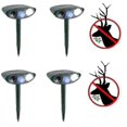 thumbnail image 1 of Ultrasonic Deer Repeller - 4 Pack - Solar Powered - Get Rid of Deer in 48 Hours, 1 of 4