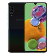 Samsung Galaxy A90 (5G) 128GB/6GB RAM SM-A908B (GSM Only, No CDMA) Factory Unlocked Android Smartphone - International Version (Black)