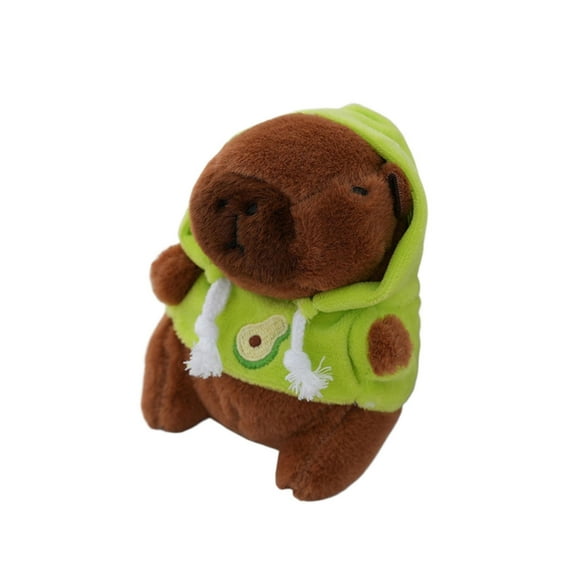 Necvior Lovely Cartoon Capybara Plushie Toy Keychain for Bag Hanging Car Decoration