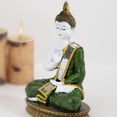 thumbnail image 2 of Seated Prayer Buddha Statue 11" Home Decoration Ornament, 2 of 6
