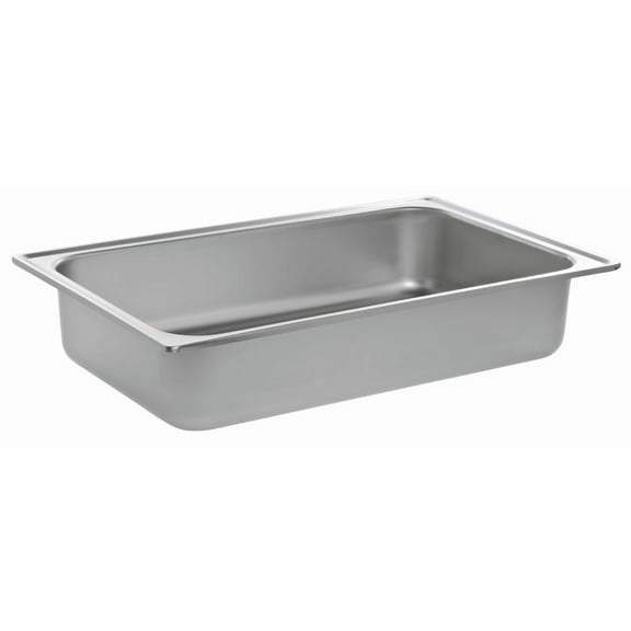 HUBERT® Chafer Water Pan Full Size 24 Gauge Stainless Steel - 4 3/8"D