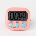 thumbnail image 2 of Yuarrent Temporizador de cocina cuenta regresiva de plástico alimentado por profesional con función de memoria reloj alarma fuerte Cocina y Comedor Rosa, 2 of 6
