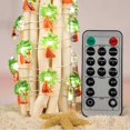 thumbnail image 2 of Beach Themed Coconut Tree String Lights, 6.6FT 30LEDs Tropical Series LED Night Lights with Remote, USB & Battery Operated 8 Modes Fairy Decorative Lights for Christmas Party Wedding Garden Decor, 2 of 6