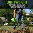 thumbnail image 5 of Greenworks 9 Amp (170 Cfm /180 mph) Corded Electric Leaf Blower 2401502, 5 of 13