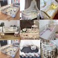 thumbnail image 5 of Crib protector - 3 meters braided baby pillow snake braided edge protector velvet crib protector newborn crib protector, white - 1M（PA）, 5 of 5