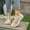 Beige, variant on Laonim Women's Summer Fashion Mesh Breathable Casual Shoes Round Toe Non-Slip Slip-On Casual Sports Shoes
