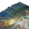 thumbnail image 4 of Cortina de ducha de Toy Story con dibujos animados, cortinas de ducha para baño con 12 ganchos, impermeable, lavable, poliéster, juego de decoración para el baño, 60 x 72 pulgadas, plástico, 4 of 8