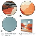 thumbnail image 3 of Designart "Horizon of a Bold Sunrise II" Landscapes Floater Framed Wall Art Print, 3 of 7