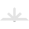 thumbnail image 4 of 72"W x 33"H x 2"D x 6"F, 11/12 Pitch, Kennewick Architectural Grade PVC Gable Bracket, 4 of 8