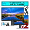 thumbnail image 1 of Dell 27" (p2719h) ultramince ips lcd écran d'ordinateur (2-Pack) Pack de Luxe, 1 of 8