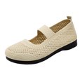 thumbnail image 2 of Willtoo Mary Jane Flats Women with Adjustable Strap Wide Round Toe Casual Ballet Flats Orthopedic Shoes Dressy Comfortable for Office Work Walking Business, 2 of 6