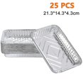 thumbnail image 1 of Foil Grill Drip Pans -bulk Pack Of Durable Grill Trays Bbq Grease Pans Compatible With Also For Ba, Roa, 1 of 2