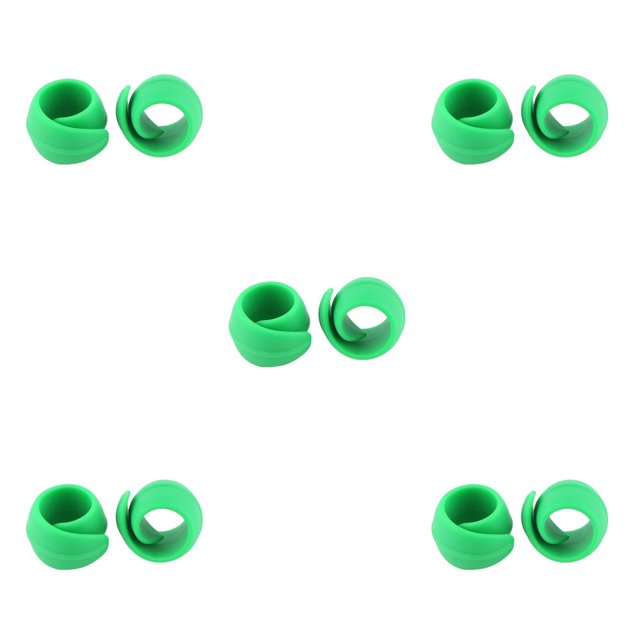 Bewildely Spool Huggers Conveniente Bobbin Clip Abrazaderas Titulares Herramienta de costura Verde Type2 NO2