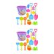 thumbnail image 3 of Greeniant Juego de agua divertido para niños - Juego de juguetes de playa coloridos e interactivos Accesorios de playa de plástico no tóxico Cubo encaje morado 2Conjunto, 3 of 6