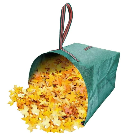 1PC 53 Gallon Leaf Bags, Reusable Garden Bags, Large Yard Dustpan-Type Foldable Garden Leaf Collector For Leaves, Debris, Grass, Clippings, Lawn Trash